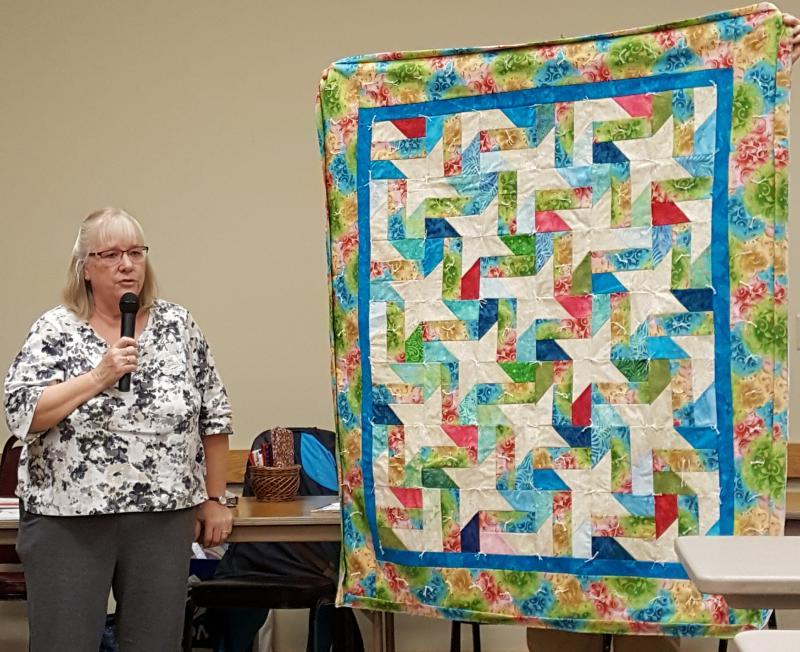 Diane- this is a spin cycle pattern- a graduation quilt for a student I've driven to ESU since she was in preschool
