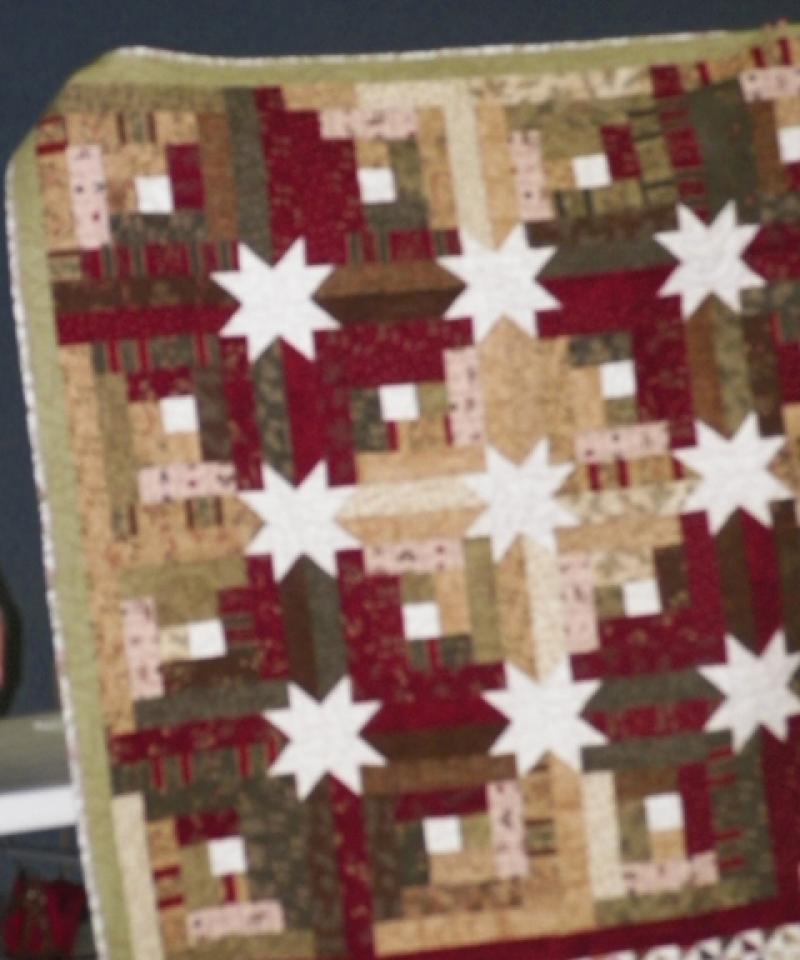 A Christmas shown quilt by Carol L.