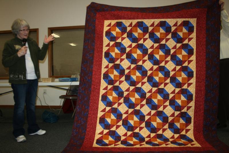 Marlen's Mystery quilt from Prairie Pines Quilt shop
