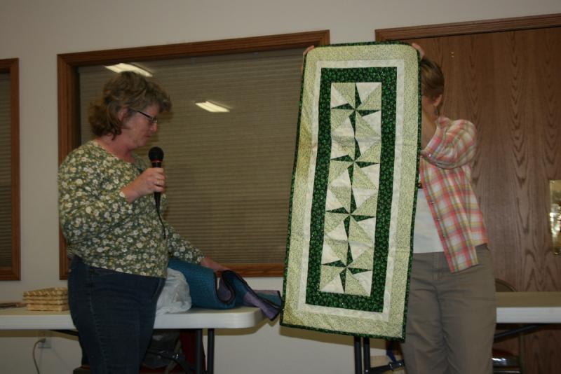 Carol's block of the month-March table runner