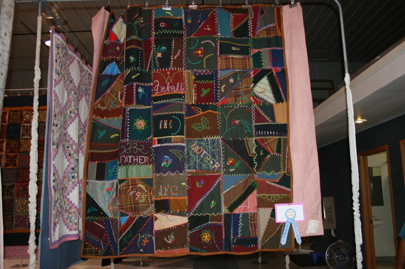 Heritage 2nd Place-Family quilt-Crazy Quilt, Benjamin Wiege
